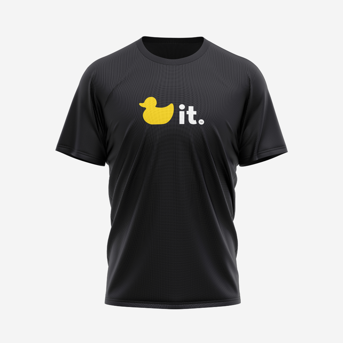 New! Unisex Duck It Logo Shirt - Black