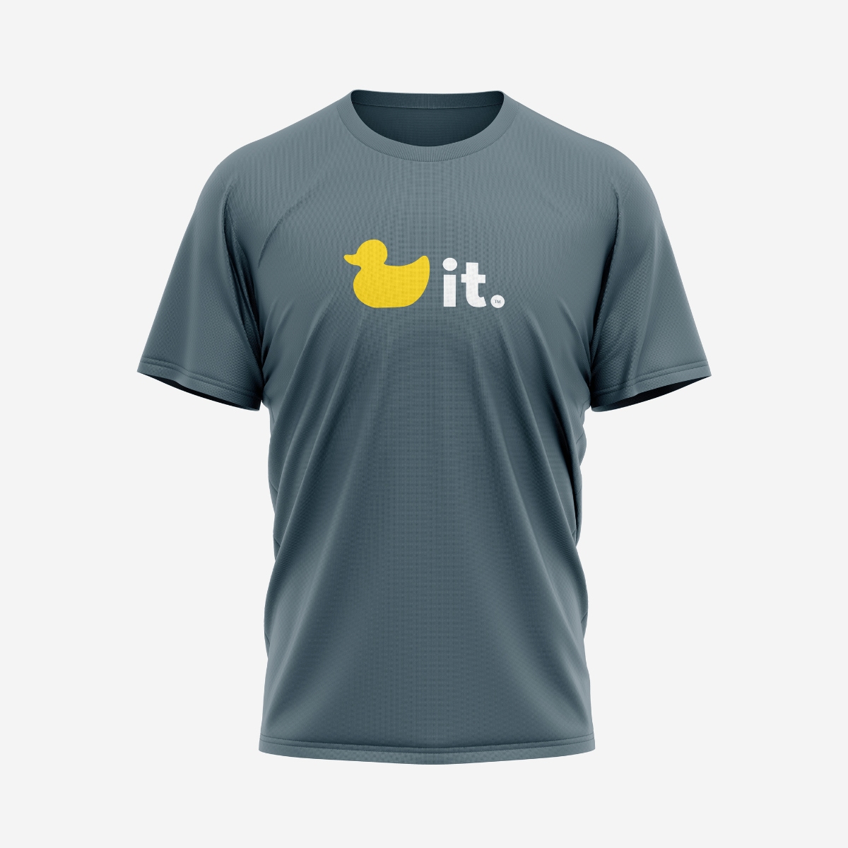 New! Unisex Duck It Logo Shirt - Slate